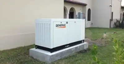 generator installation service showing standby generator professionally installed for residential power backup in Mountain View, CA
