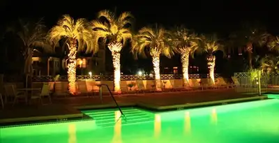 landscape lighting installation services illuminating outdoor recreational areas in Mountain View, CA