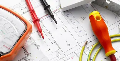 licensed electrician planning and testing electrical systems using professional tools in Mountain View, CA