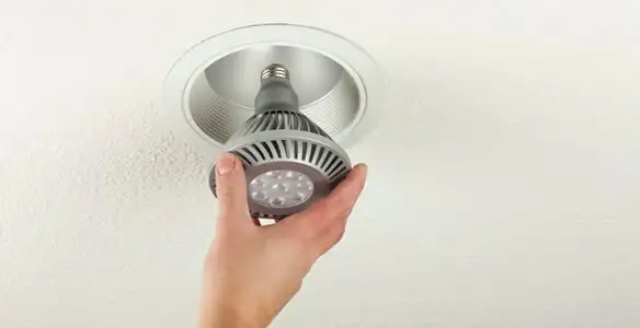 lighting installation service featuring recessed ceiling light installed by licensed professionals in Mountain View, CA