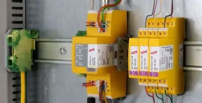 lightning surge protection system with surge suppressors installed by electrical service professionals in Mountain View, CA