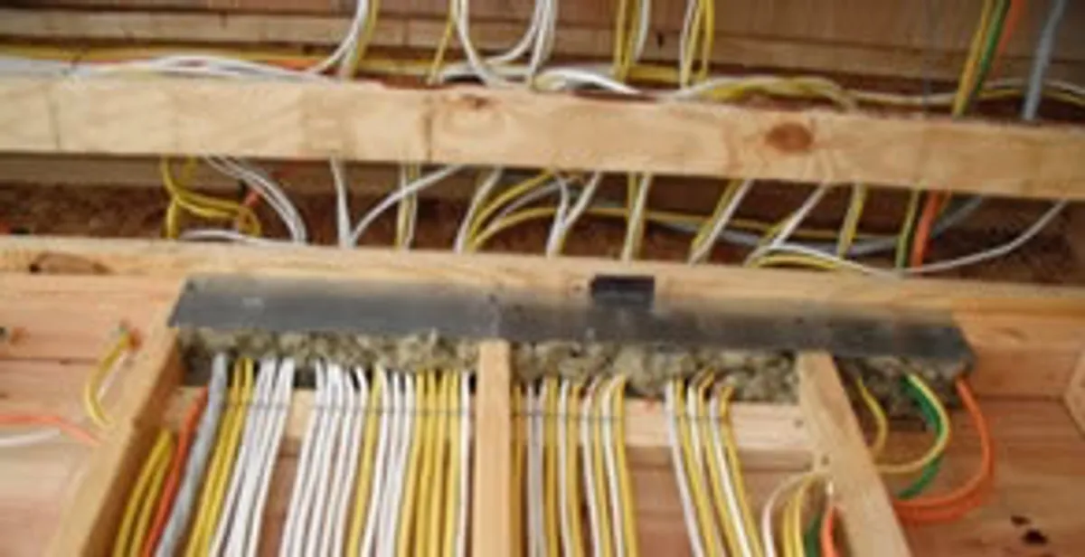 new construction wiring services with organized electrical rough-in performed by licensed electricians in Mountain View, CA