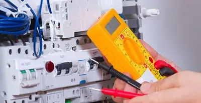 Residential electrician testing home electrical panel for safety and performance in Mountain View, CA