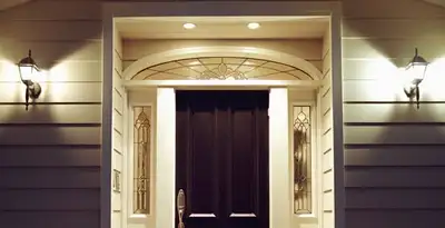 security light installation services with professionally installed entryway lighting in Mountain View, CA