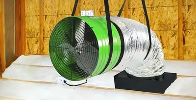 whole house fan installation services with professionally mounted ventilation fan system in Mountain View, CA